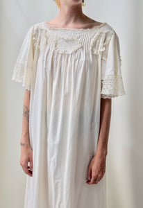 Antique Edwardian Intricate Lace Nightgown