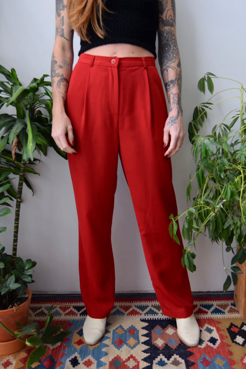 Rusted Red Trousers