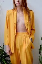 Mustard Two Piece Suit