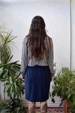 Silk Striped Shirtdress