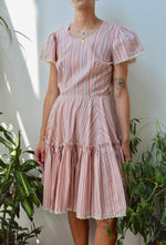 Striped Square Dance Dress