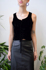 Nineties Velvet Renaissance Top