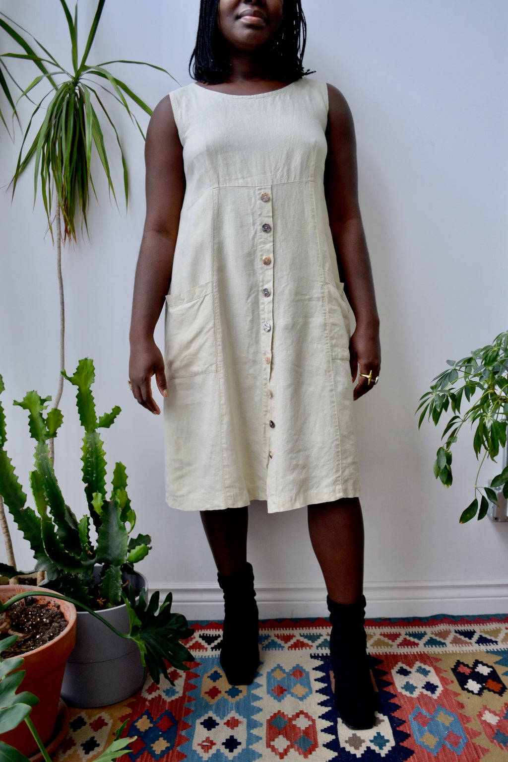 Jasmine Linen Dress