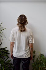 Cream Raw Silk Top