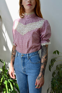 Antique Inspired Seventies Blouse