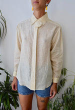 Natural Linen Doily Blouse