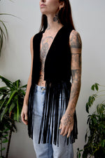 Suede Fringe Vest