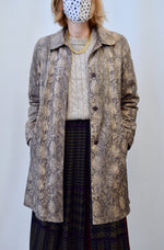 00's Snake Print Coat