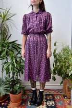 Seventies Ditsy Floral Dress