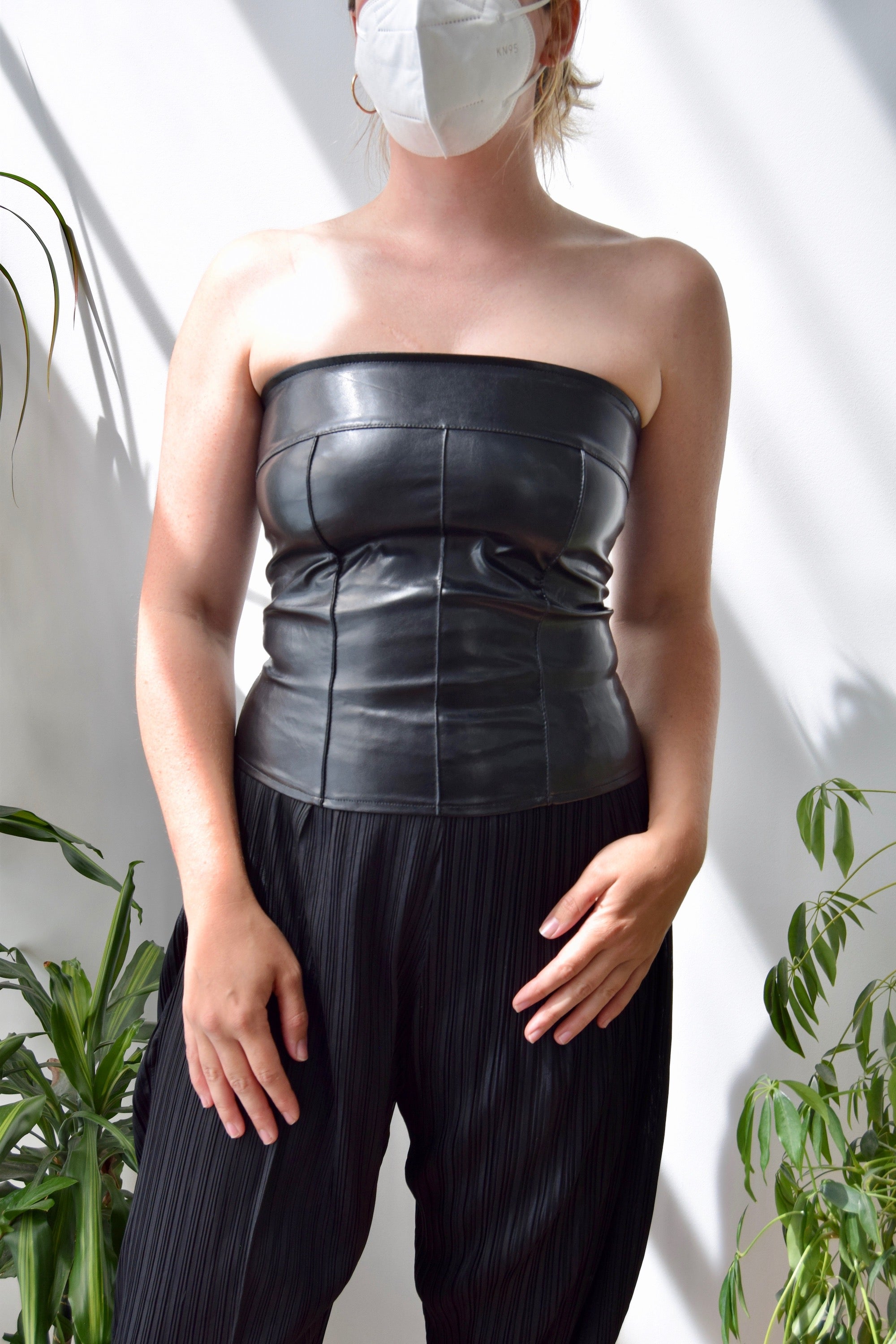 00's Pleather Bustier