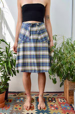 Seventies Reversible Wrap Skirt