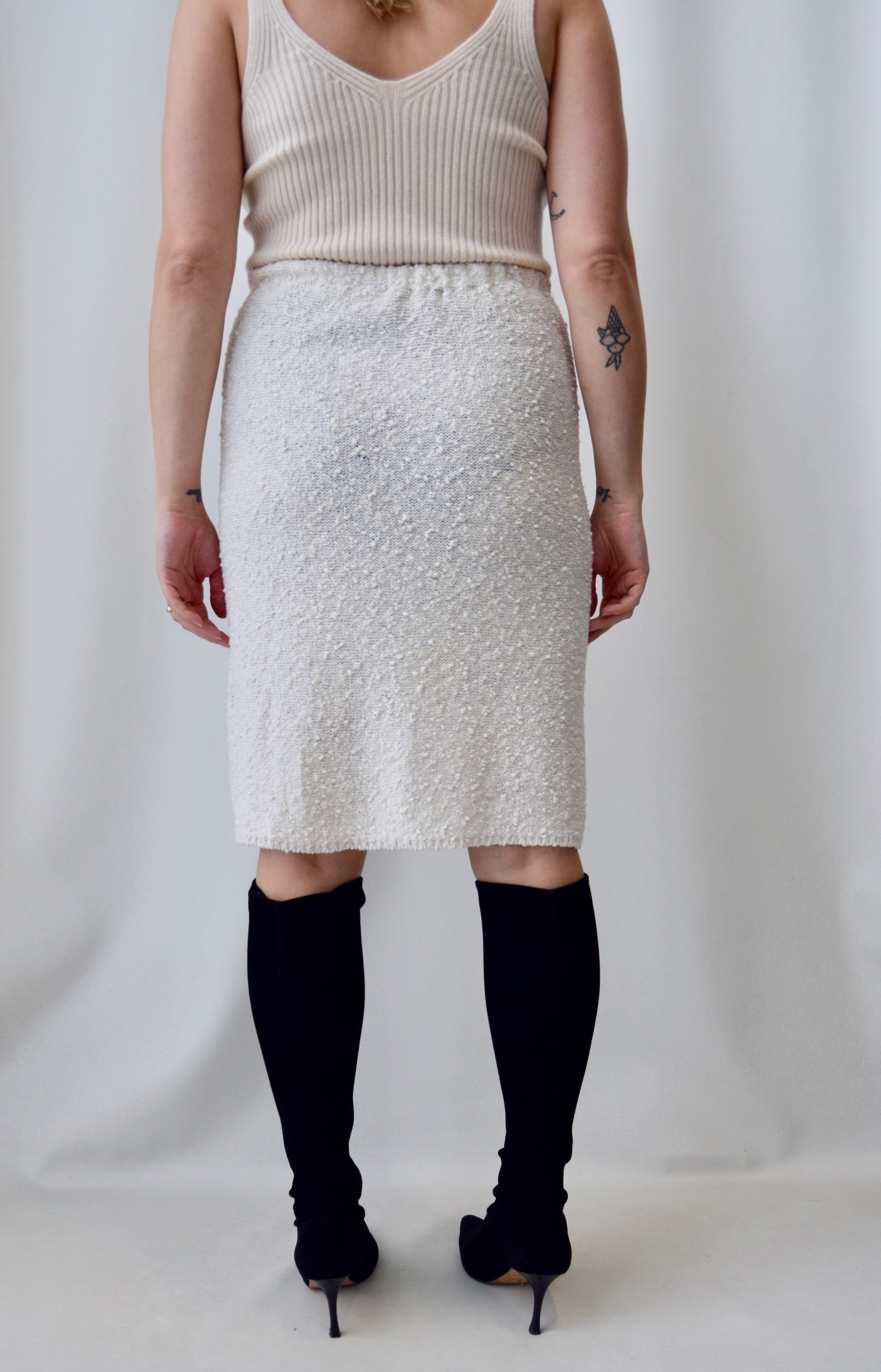Textured Knit Skirt