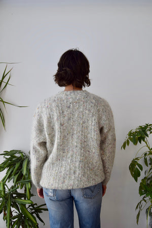 Pebbled Heather Mohair Sweater