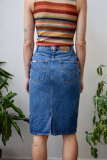 Denim Pencil Skirt