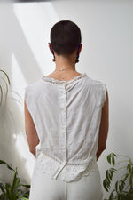 Antique Inspired Cotton Blouse
