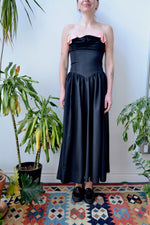 Black and Pink Prom Dress