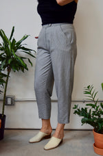 Cropped Houndstooth Pants