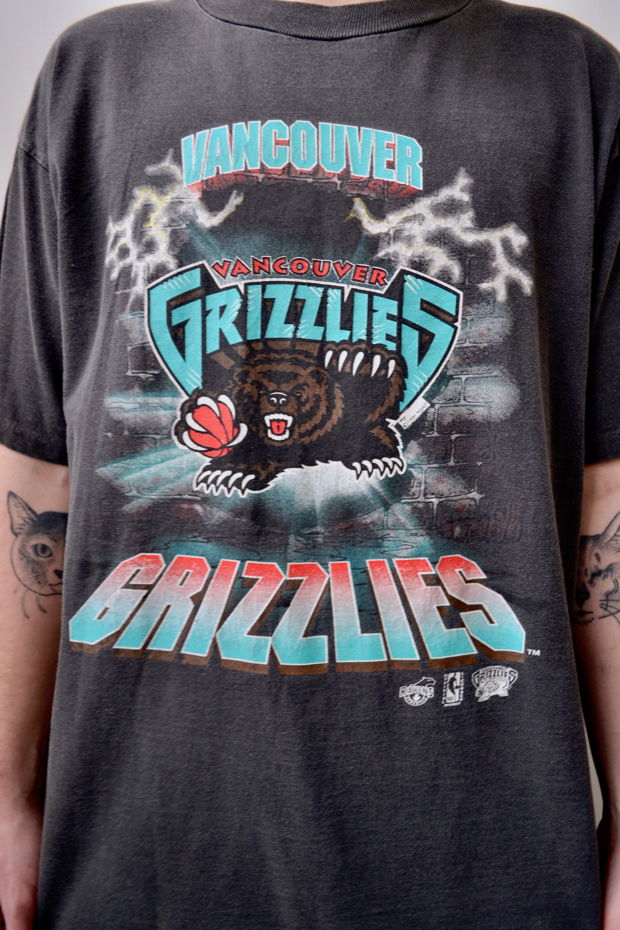 1994 Black Grizzlies Tee