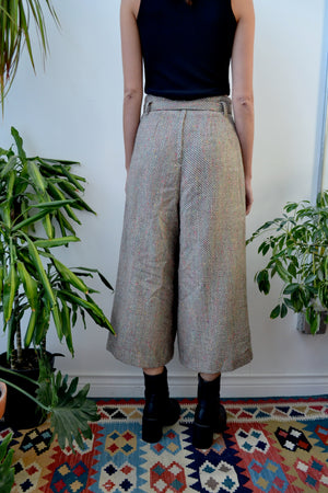 Rainbow Tweed Culottes