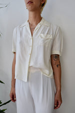 Cream Forties Blouse