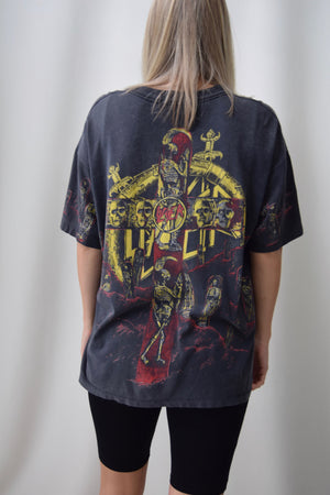 1991 Slayer Seasons In The Abyss All Over Print T-Shirt