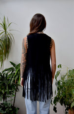 Suede Fringe Vest