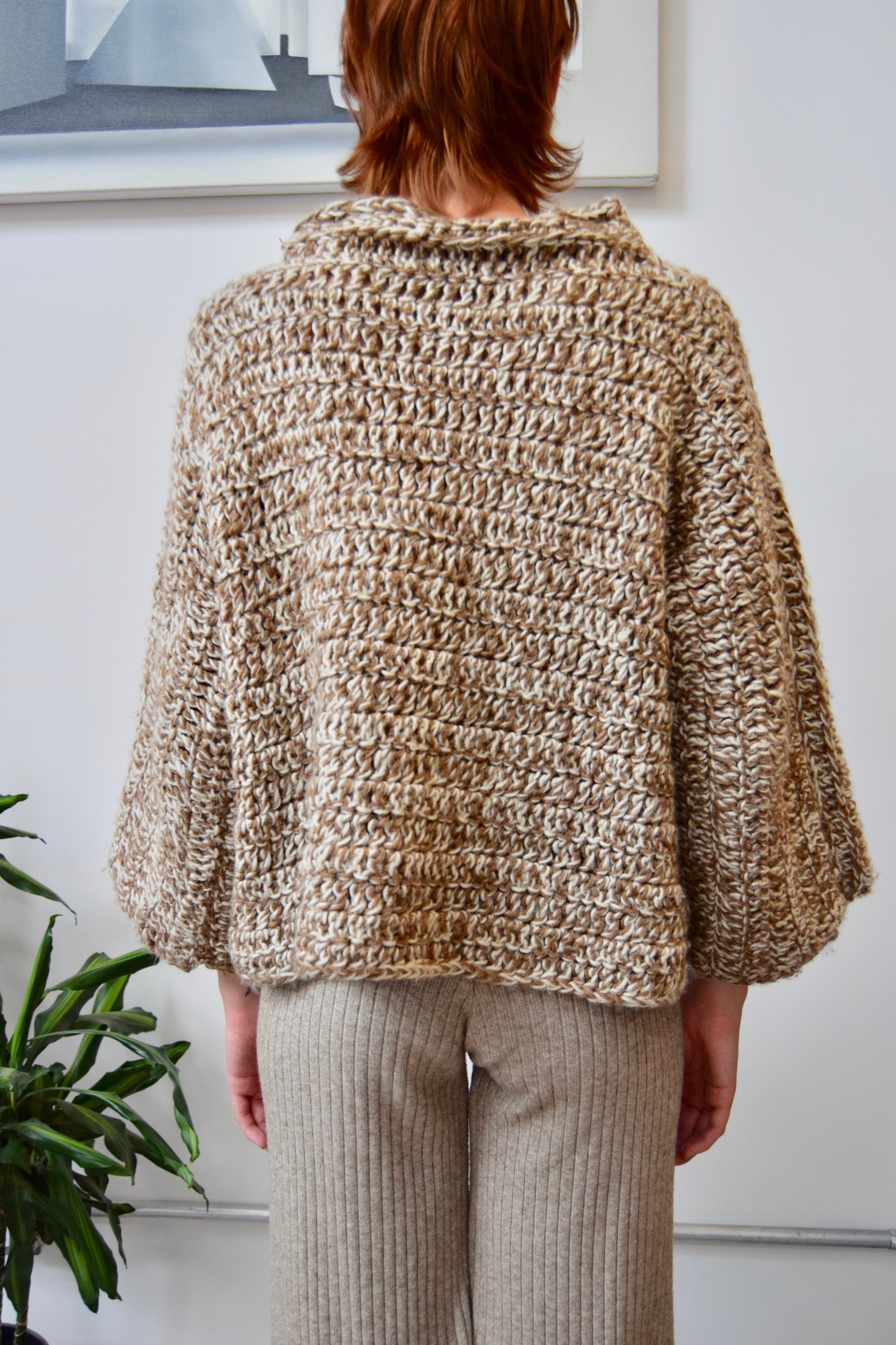 Bell Sleeve Chunky Knit