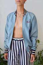 Vintage Levi's Chambray Denim Bomber Jacket