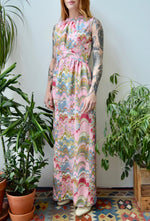 Brushstroke Seventies Dress