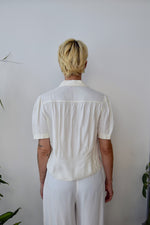 Cream Forties Blouse