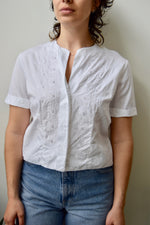 Embroidered Vintage Summer Blouse