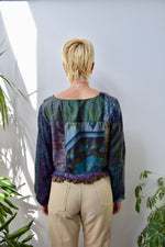 Patchwork Silk Blouse