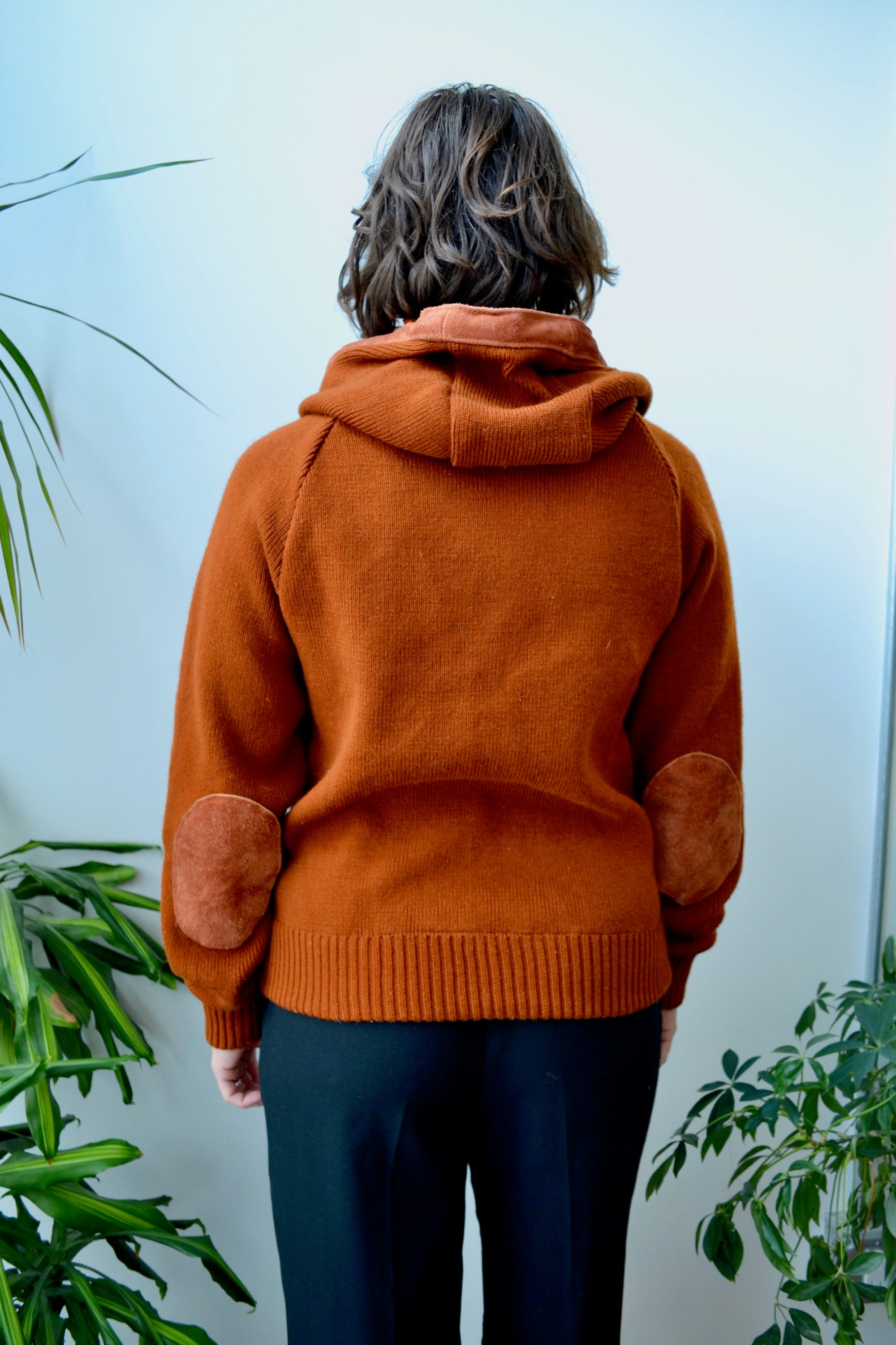 Seventies Cowhide Knit Hoodie