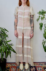 Silk Chiffon Boudoir Overlay