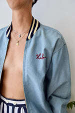 Vintage Levi's Chambray Denim Bomber Jacket