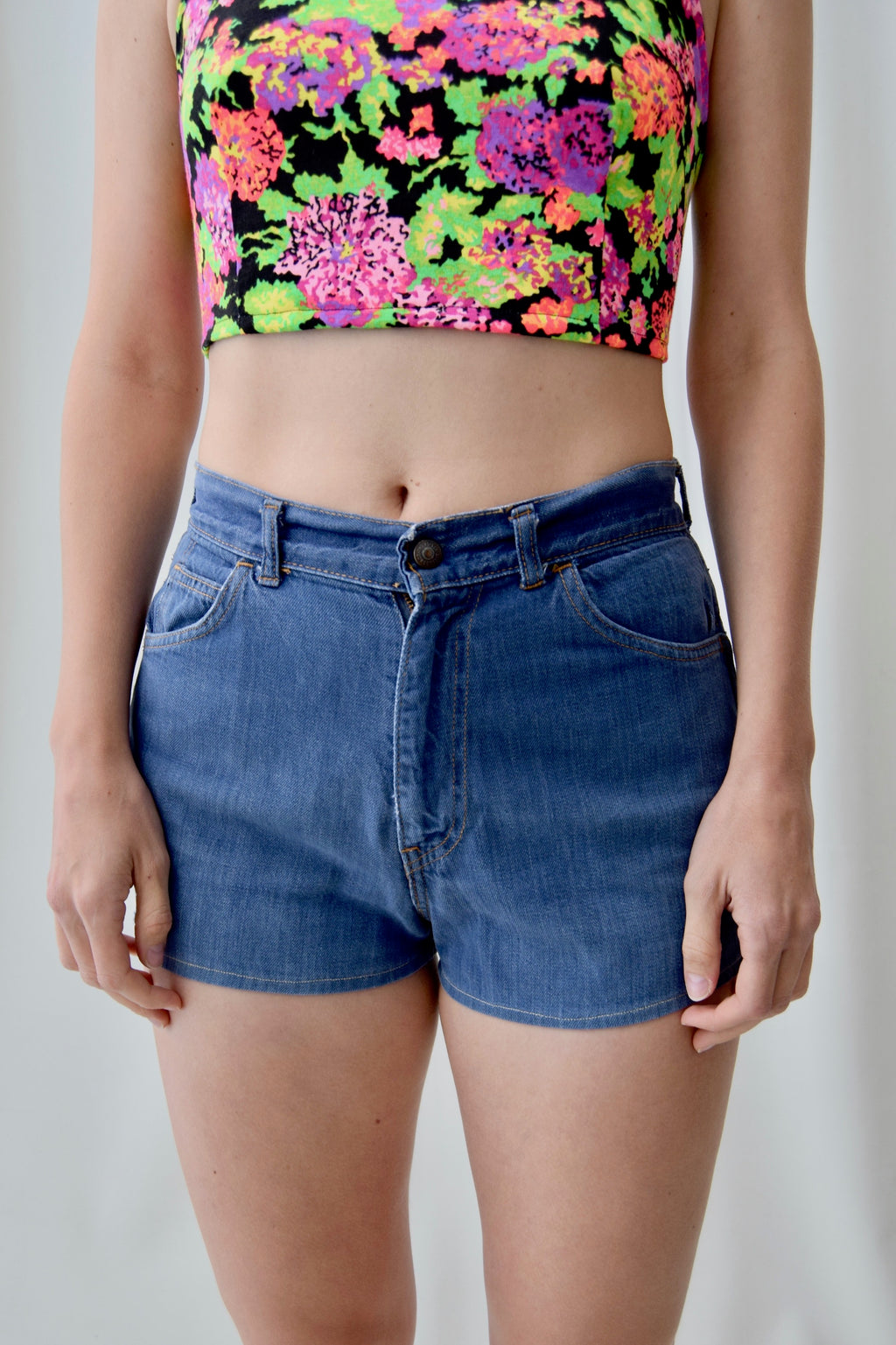 Ladies Levis Big E Denim Shorts