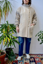 Icelandic Wool Sweater Coat