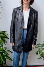 Slick Black Leather Jacket