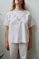 Linen Doily Blouse