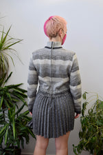 Shimmer Knit Pleated Dress