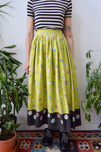 Patterned Polka Dot Skirt