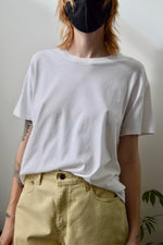 Softest White Cotton Tee