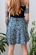 Nineties Forest Green Floral Shorts