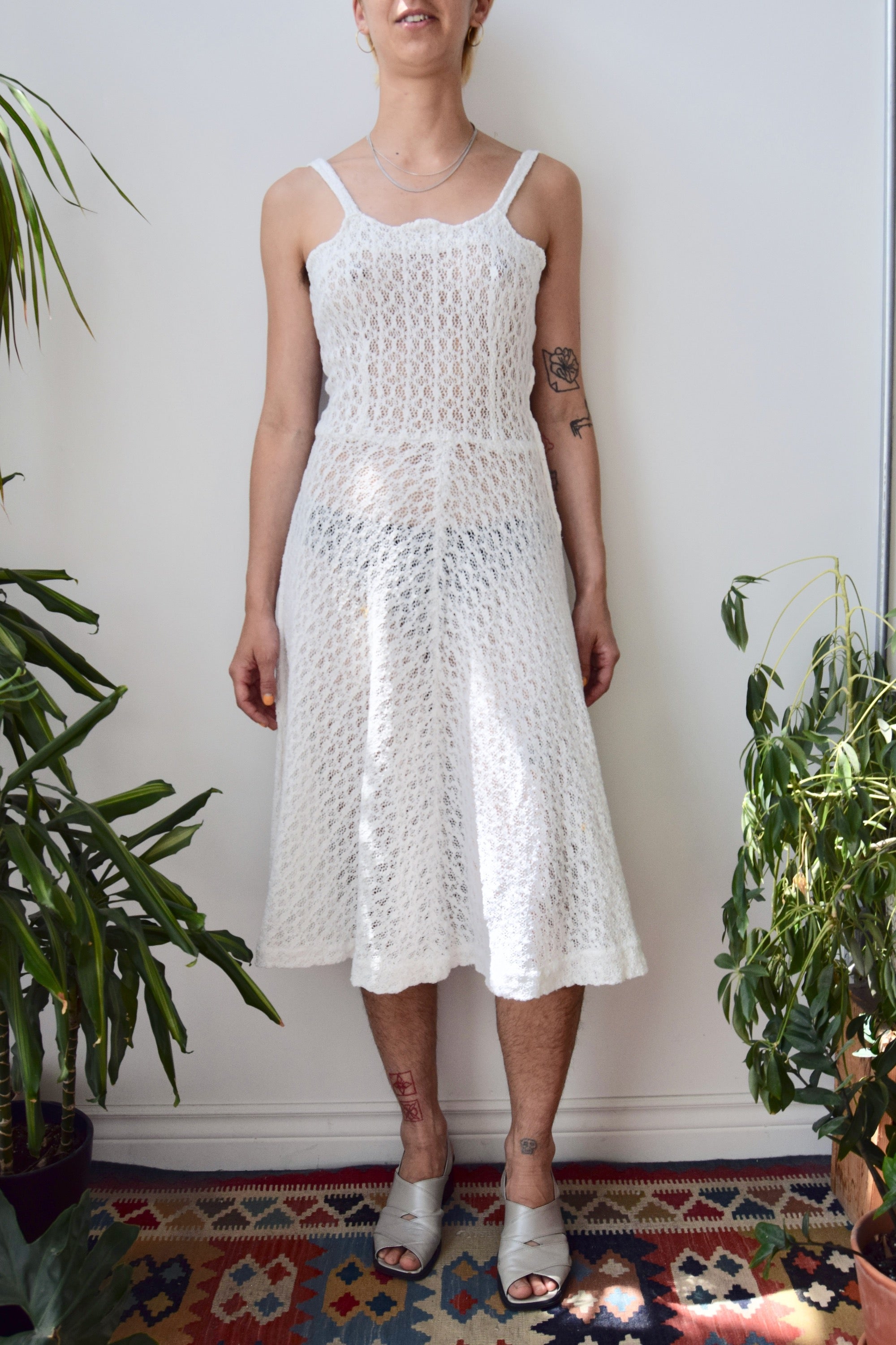 Vintage Crocheted Summer Dress