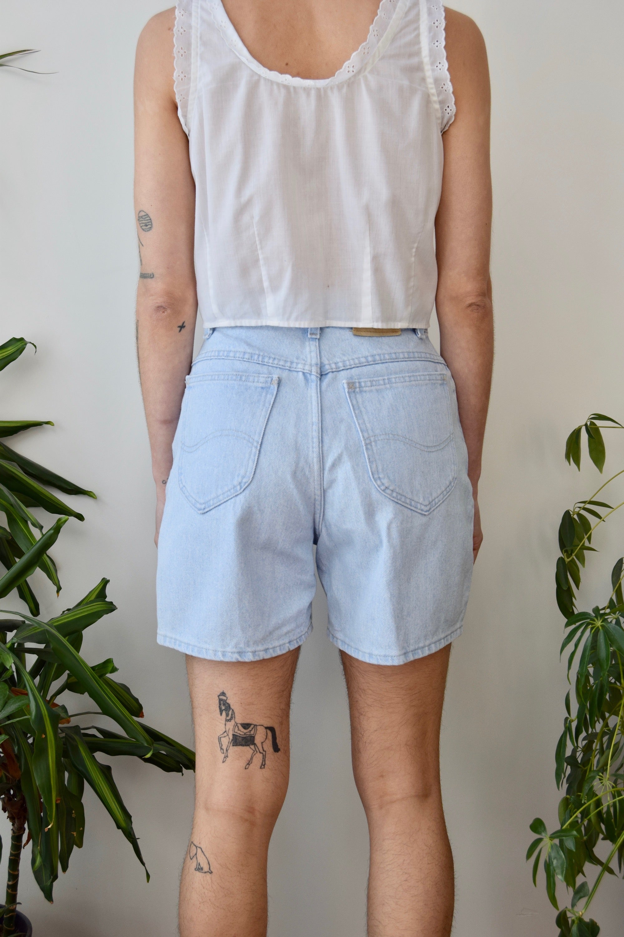 Lee Light Wash Denim Shorts