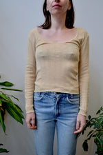 Scoop Neck Thermal Shirt