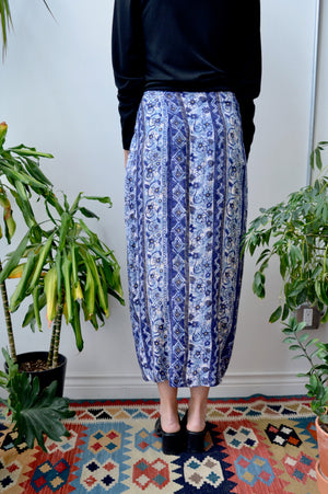 Nineties Rayon Wrap Skirt