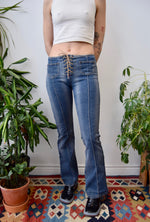 Low Rise Girlfriend Laced Jeans