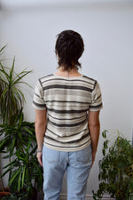 Nineties Striped Knit Top