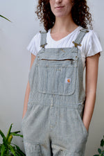 Hickory Stripe Carhartt Overalls